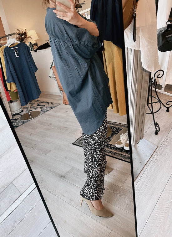 ダルメシアンプリーツパンツ